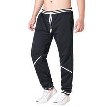 Load image into Gallery viewer, Men Cotton Flat Loose Fit Casual Joggers Full Length Sweatpants