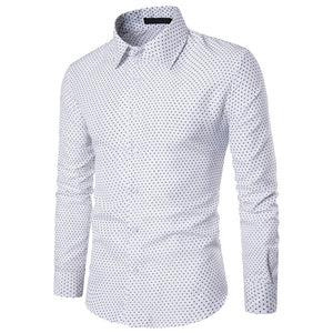 Men Cotton Solid Full Sleeve Turn-down Collar Casual Shirts