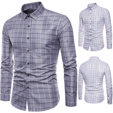 Load image into Gallery viewer, Men Regular Polyester Broadcloth Full Sleeve Plaid Shirts