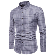 Load image into Gallery viewer, Men Regular Polyester Broadcloth Full Sleeve Plaid Shirts