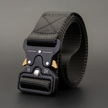 Load image into Gallery viewer, Men&#39;s Belt Army Alloy Belt Tactical Military Nylon Waist Belts Quick