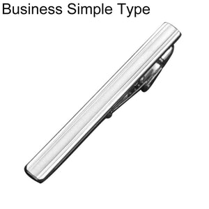 Men's Metal Simple Necktie Tie Clip Clamp Pin Stickpin Business Wedding Suit