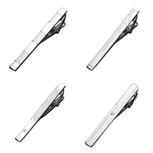 Men's Metal Simple Necktie Tie Clip Clamp Pin Stickpin Business Wedding Suit