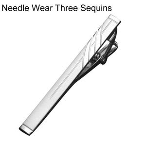 Men's Metal Simple Necktie Tie Clip Clamp Pin Stickpin Business Wedding Suit