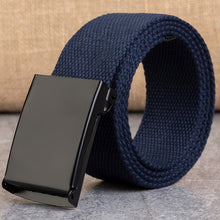 Load image into Gallery viewer, Men&#39;s/Women&#39;s Colored Canvas Belt Lengthened 110 140cm Teenager&#39;s