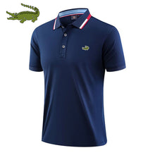 Load image into Gallery viewer, Men&#39;s cotton printed polo shirt spring, summer and autumn new business