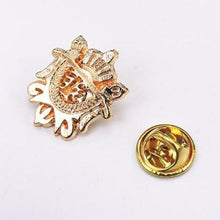 Load image into Gallery viewer, Men&#39;s suit accessories brooch / Korean version of the atmospheric section shield small collar pin brooch wholesale