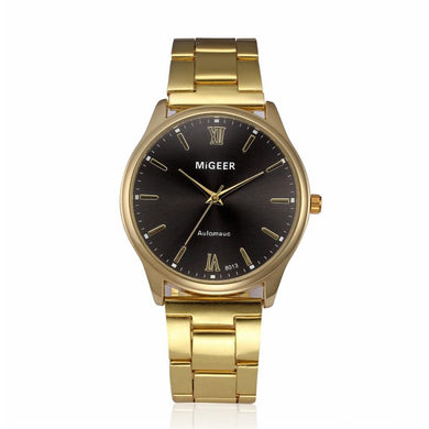 Men's Quartz Wrist watch Stainless Steel Round Dial