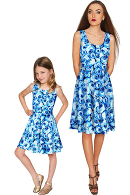 Whisper Mia Fit & Flare Skater Mother Daughter Dress