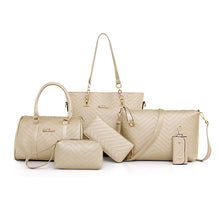 Load image into Gallery viewer, NEW Brand Luxury Lady Handbag 6 Pcs/set Composite Bags Set Women Shoulder Crossbody Bag Female Purse Clutch Wallet