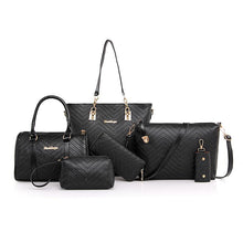 Load image into Gallery viewer, NEW Brand Luxury Lady Handbag 6 Pcs/set Composite Bags Set Women Shoulder Crossbody Bag Female Purse Clutch Wallet