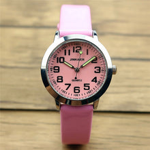 Load image into Gallery viewer, Nazeyt children lovely 7 colors dial leather watch little boys and girls luminous hands gift clock Reloj de cuarzo free shipping