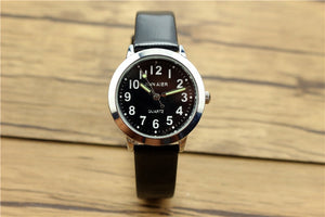 Nazeyt children lovely 7 colors dial leather watch little boys and girls luminous hands gift clock Reloj de cuarzo free shipping
