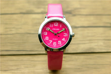 Load image into Gallery viewer, Nazeyt children lovely 7 colors dial leather watch little boys and girls luminous hands gift clock Reloj de cuarzo free shipping