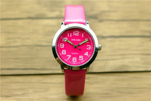 Nazeyt children lovely 7 colors dial leather watch little boys and girls luminous hands gift clock Reloj de cuarzo free shipping