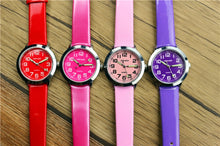 Load image into Gallery viewer, Nazeyt children lovely 7 colors dial leather watch little boys and girls luminous hands gift clock Reloj de cuarzo free shipping