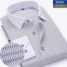 Load image into Gallery viewer, New Arrived 2018 mens work shirts Brand soft Long sleeve square collar regular striped /twill men dress shirts white male tops