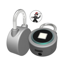 Load image into Gallery viewer, fingerimpression
 Smart Keyless Lock water resistant
 APP Button Password Unlock anti-fraud
 Padlock Door Lock