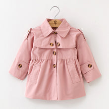 Load image into Gallery viewer, New Girls jacket children&#39;s clothing girl trench coat kids jacket hooded girl coats Winter Trench Wind Dust Hooded Outerwear