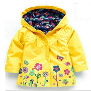 New Girls jacket children's clothing girl trench coat kids jacket hooded girl coats Winter Trench Wind Dust Hooded Outerwear