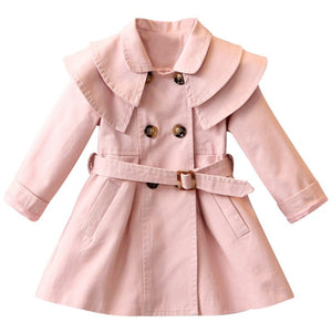 New Girls jacket children's clothing girl trench coat kids jacket hooded girl coats Winter Trench Wind Dust Hooded Outerwear