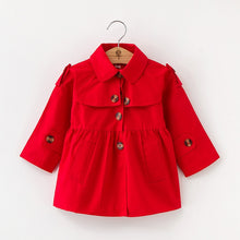 Load image into Gallery viewer, New Girls jacket children&#39;s clothing girl trench coat kids jacket hooded girl coats Winter Trench Wind Dust Hooded Outerwear