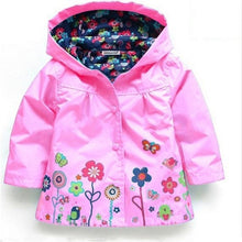 Load image into Gallery viewer, New Girls jacket children&#39;s clothing girl trench coat kids jacket hooded girl coats Winter Trench Wind Dust Hooded Outerwear