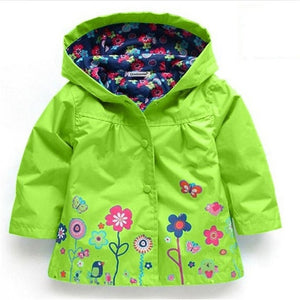 New Girls jacket children's clothing girl trench coat kids jacket hooded girl coats Winter Trench Wind Dust Hooded Outerwear