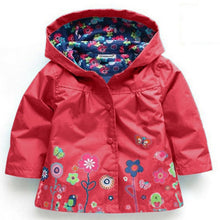 Load image into Gallery viewer, New Girls jacket children&#39;s clothing girl trench coat kids jacket hooded girl coats Winter Trench Wind Dust Hooded Outerwear