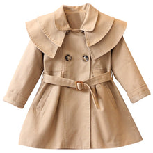 Load image into Gallery viewer, New Girls jacket children&#39;s clothing girl trench coat kids jacket hooded girl coats Winter Trench Wind Dust Hooded Outerwear