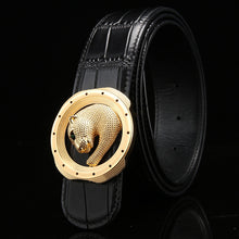 Load image into Gallery viewer, New Men Top leather COWSKIN belt simple leisure business men&#39;s and