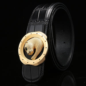 New Men Top leather COWSKIN belt simple leisure business men's and