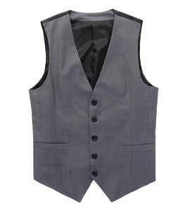 New Wedding Dress High-quality Goods Cotton Men's Fashion Design Suit Vest / Grey Black High-end Men's Business Casual Suit Vest