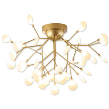 Load image into Gallery viewer, Nordic style tree firefly ceiling lamp simple art creative personality living room bedroom dining room lighting