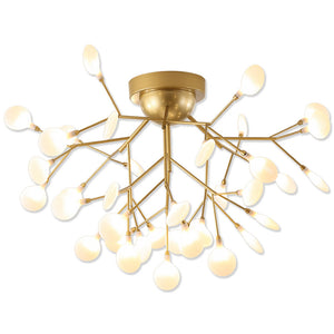 Nordic style tree firefly ceiling lamp simple art creative personality living room bedroom dining room lighting