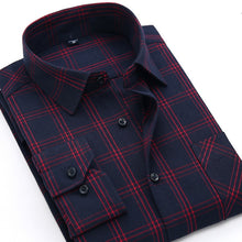 Load image into Gallery viewer, Plaid Shirt 2018 New Autumn Winter Flannel Red Checkered Shirt Men Shirts Long Sleeve Chemise Homme Cotton Male Check Shirts