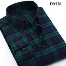 Load image into Gallery viewer, Plaid Shirt 2018 New Autumn Winter Flannel Red Checkered Shirt Men Shirts Long Sleeve Chemise Homme Cotton Male Check Shirts