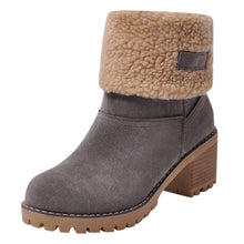 Load image into Gallery viewer, Plus Size Martin Snow Boots Short Bootie Footwear