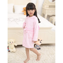 Load image into Gallery viewer, Retail Baby Animal Bathrobe For Boys And Girls Unicorn Pattern Hooded Towel Beach Kids Sleepwear Children Clothes YUPAO