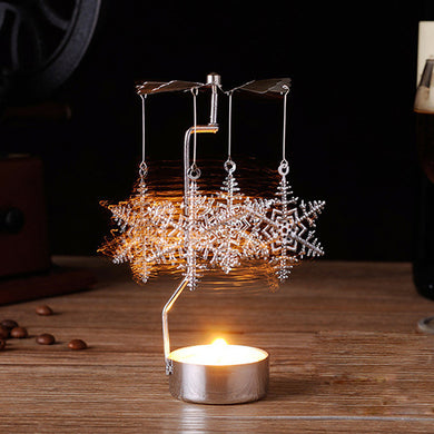 Rotary candle holder Spinning Tealight Candle