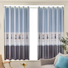 Load image into Gallery viewer, Cartoon Blackout Curtains For Boys&amp;Girls Room Nordic Bear Print Curtains For Living Room Bedroom Bay Window Decor Drapes Custom4