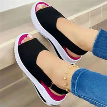 Load image into Gallery viewer, Women Sandals 2022 Heels Sandals Peep Top Summer Shoes Women Platform Sandals Soft Wedges Shoes Sandalias Mujer Casual Footwear