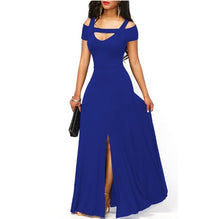 Load image into Gallery viewer, Banquet evening dress 2022 new elegant long one-shoulder fishtail host dress long skirt plus size