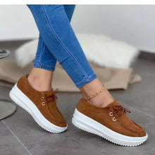 Load image into Gallery viewer, Spring Black Wedges Sneakers Platform Women Shoes Thick Bottom Fashion Zipper Non-slip Casual Korean Women&#39;s Vulcanized Shoes
