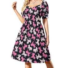 Load image into Gallery viewer, Unicorns In Space Dress Cartoon Ombre Unicorn Pretty Dresses Street Fashion Casual Dress Summer V Neck Pattern Oversize Vestido 1