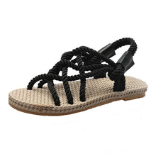 Load image into Gallery viewer, Sandals Woman Shoes Braided Rope with Traditional Casual Style and Simple Creativity Fashion Sandals Women Summer Shoes