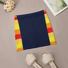 Load image into Gallery viewer, New Houston Throwback-Texas Champ Jersey Flag Women&#39;s skirt Aesthetic skirts New Fashion Short Skirts Astros Astros Score