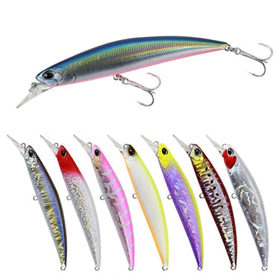 Thekuai Minnow Fishing lure 3D eyes 11cm 27g Peche Trolling Isca Artificial Hard Bait Crankbait Seabass Carp Wobbler For Fishing