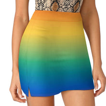Load image into Gallery viewer, Flag Gradient Skirts Woman Fashion 2022 Pant Skirt Mini Skirts Office Short Skirt Pride Q Qia Qi Rainbow Gradient Gradients