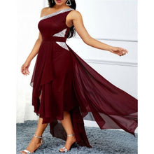 Load image into Gallery viewer, Women 2022 Loose Vintage Fashion Ruffles Halter Maxi Dress Large Big Sexy Summer Boho Casual Party Elegant Dresses Plus Sizes